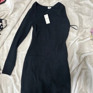 NWT ABERCROMBIE ASYMMETRICAL MINI SWEATER DRESS